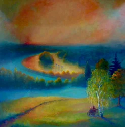 Petersham Grün und Gold, 2019